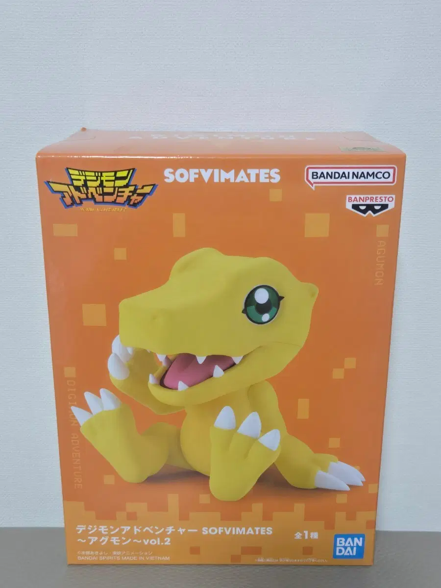(미개봉) 반프레스토 디지몬 어드벤쳐 SOFVIMATES 피규어 아구몬 Vol.2