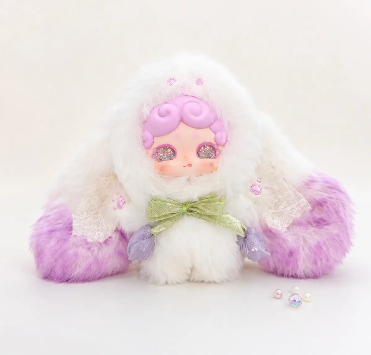 밤토끼 v2 밤토 시크릿가든 보라 인형 키링