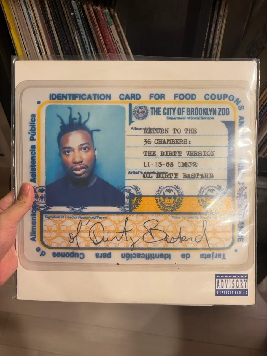 Ol dirty bastard - return to the 36 chambers lp 미국초판