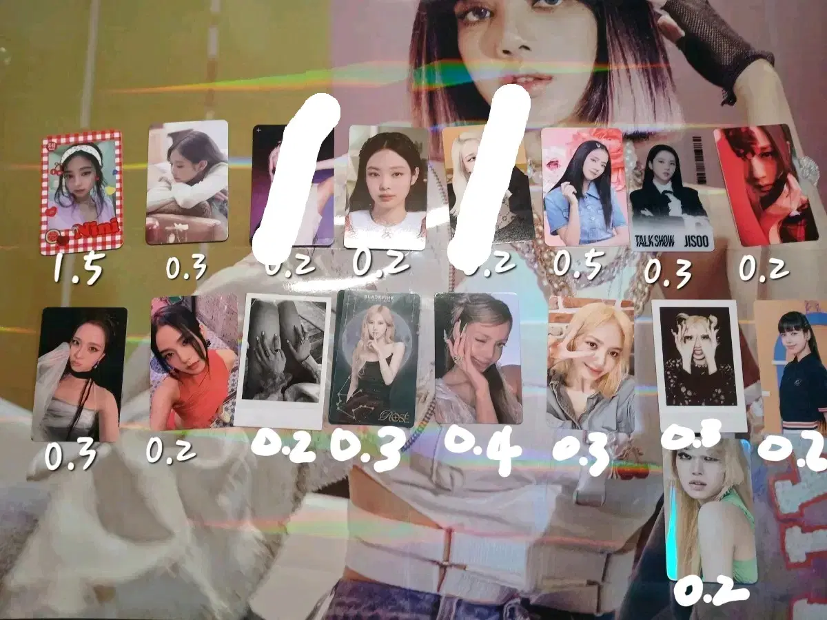 블랙핑크 포토카드 판매