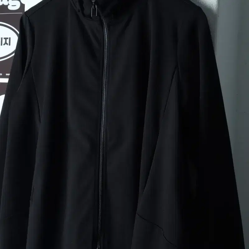 W(F) 브랜드빈티지 집업 바람막이 점퍼자켓 져지 블랙-H38504