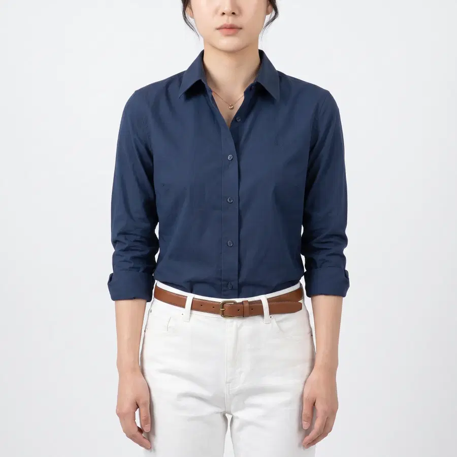 로렌랄프로렌 여성 네이비 논아이론 셔츠 S