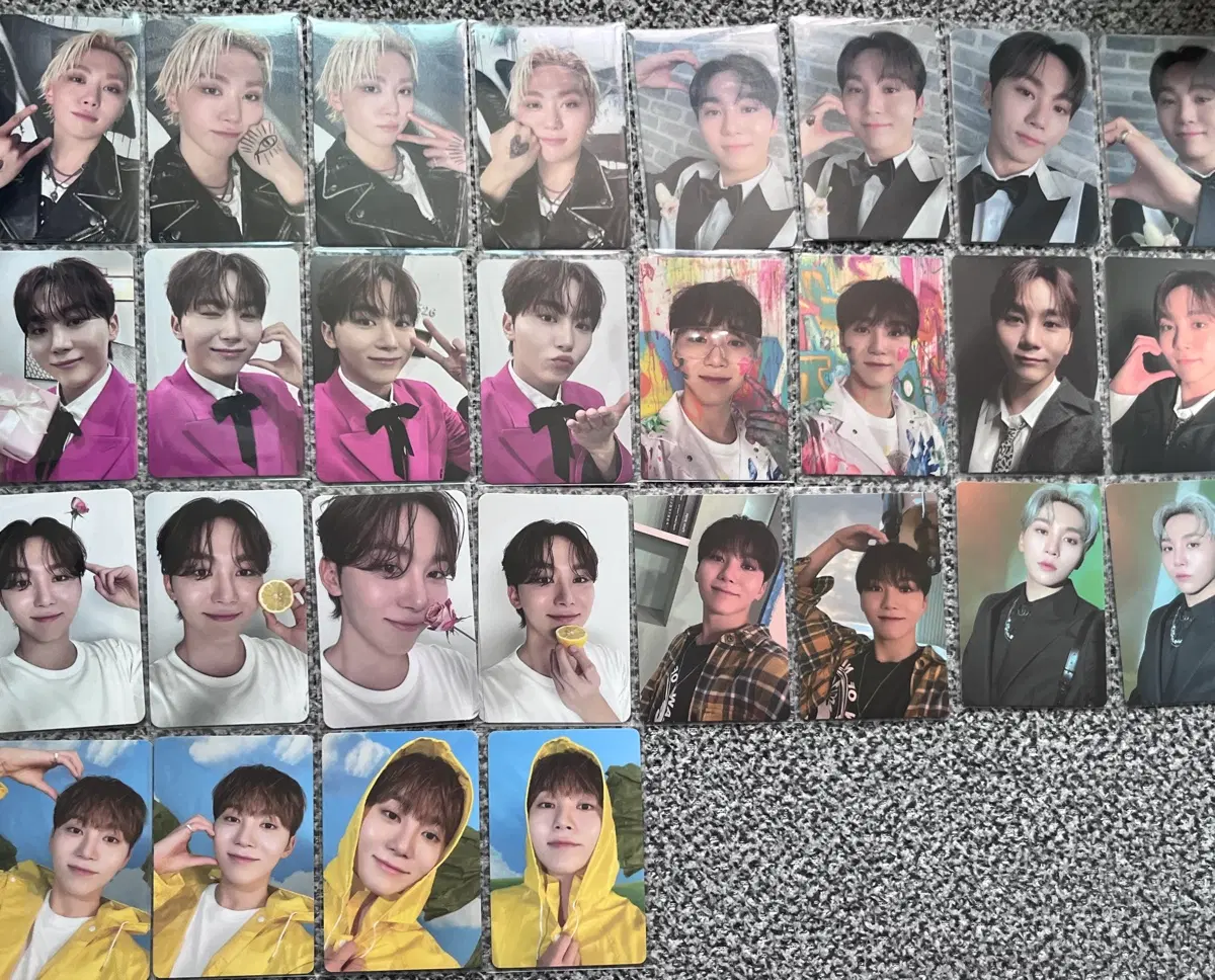 급처) 세븐틴 승관 캐럿반 포카 일괄 판매