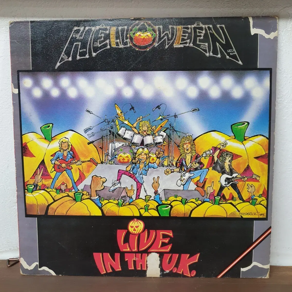 헬로윈 라이브 인 더 UK LP 1989 제일레코드