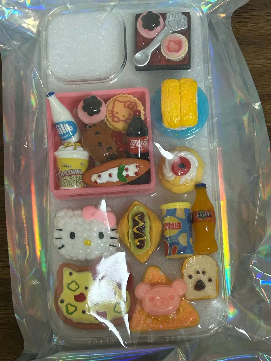 키티 미니어처 파츠 폰케이스 아이폰 14