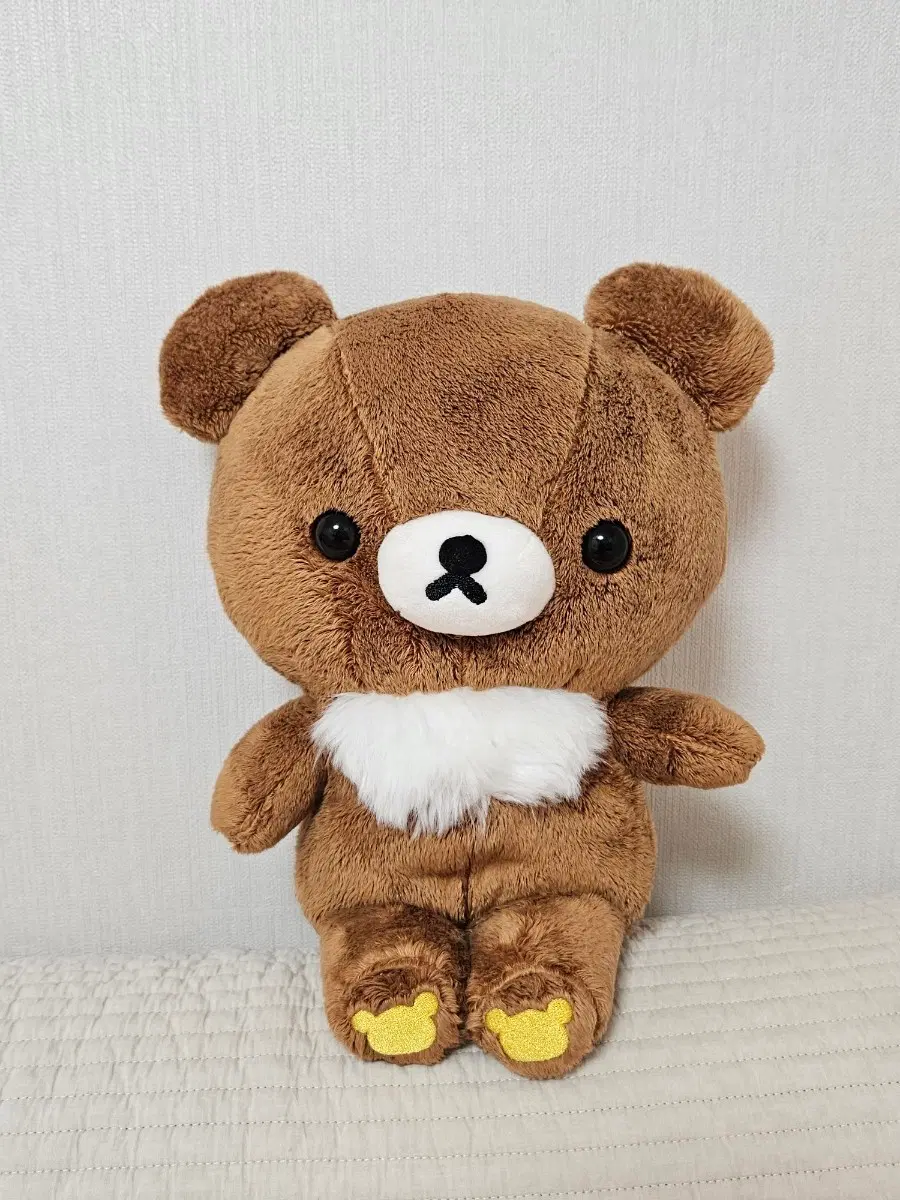 (정품)리락쿠마 차이로이코구마 앉아있는 인형 m
