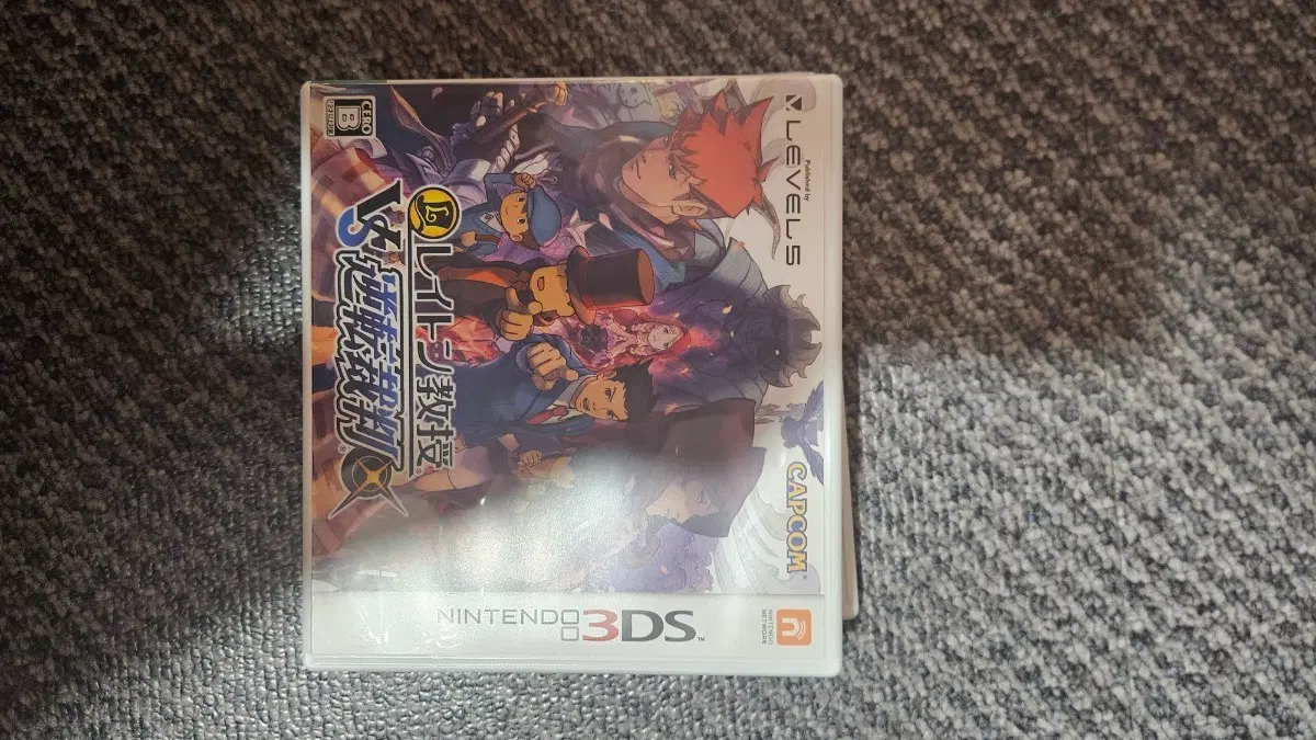 레이튼 교수 VS 역전재판 3DS 게임 일본판
