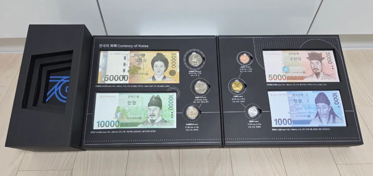 한국은행 70주년 화폐셋트