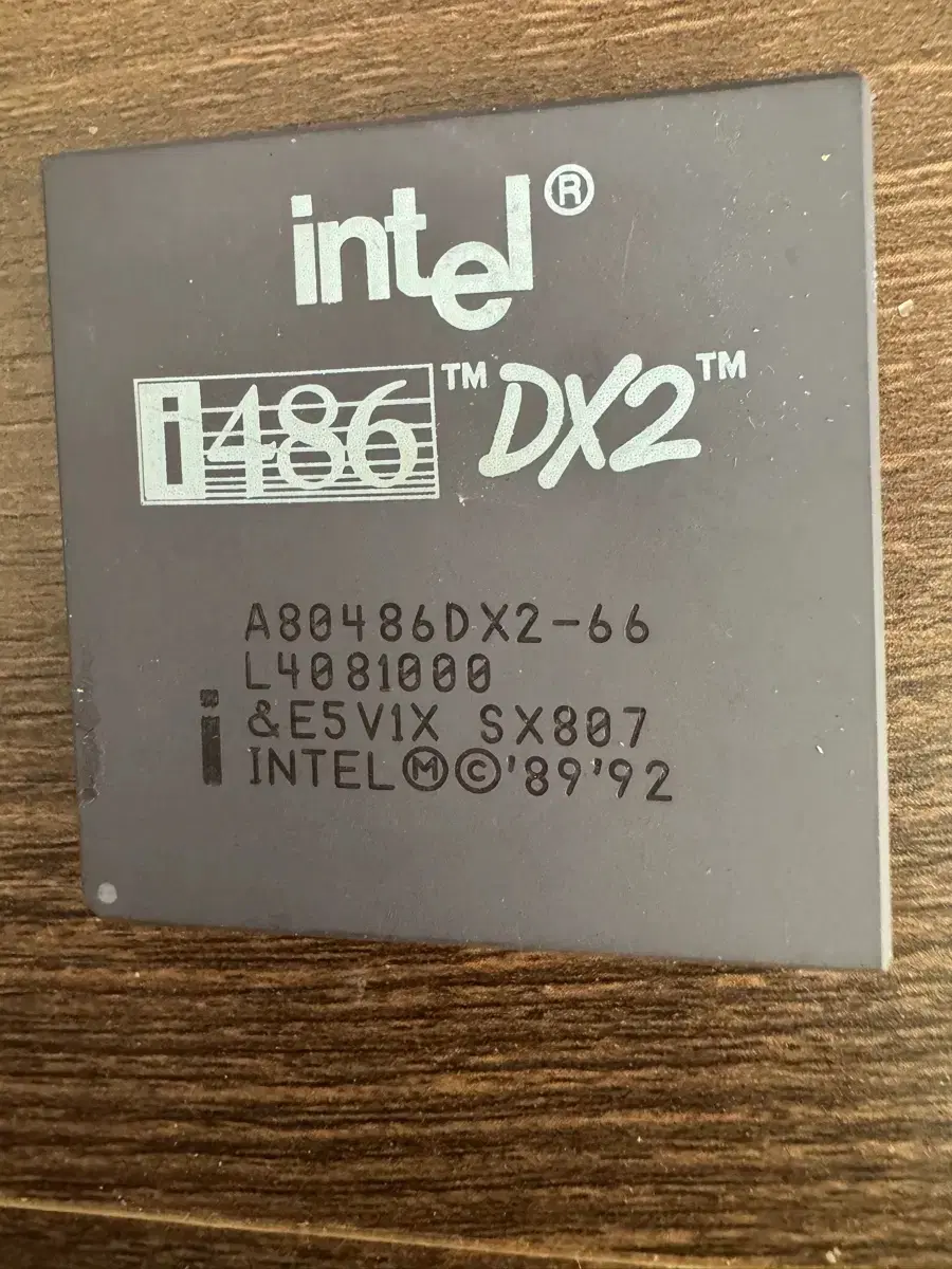 인텔 i486 DX2-66 SX807 CPU