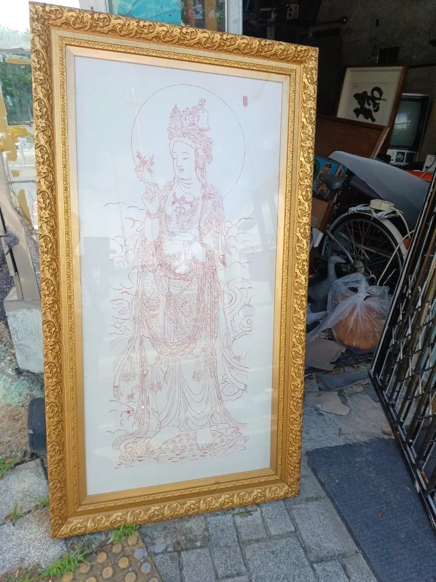 83.  150센치볼화그림