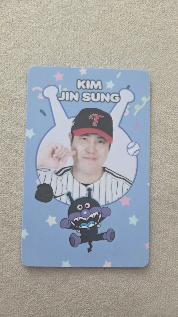 LG트윈스 김진성 호빵맨 포카