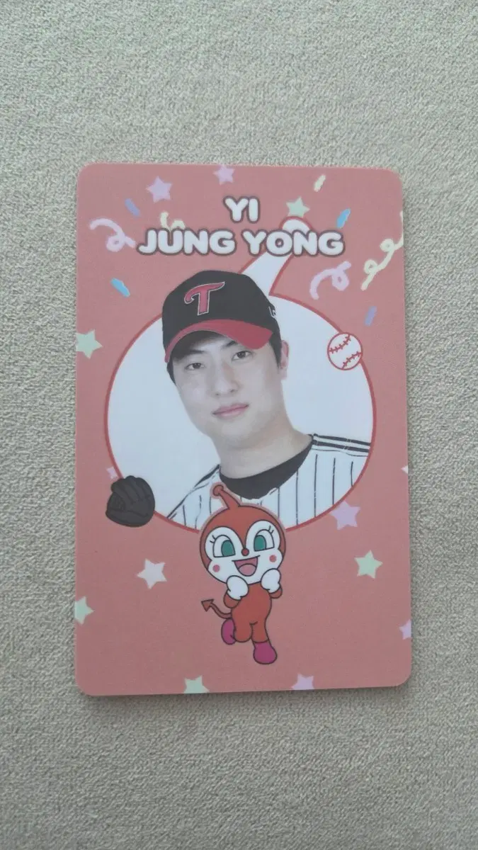 LG트윈스 이정용 호빵맨 포카