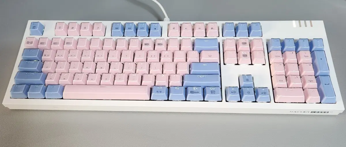 앱코 카일광축 크리스탈 사이드 RGB LED 기계식 유선 일반형 키보드