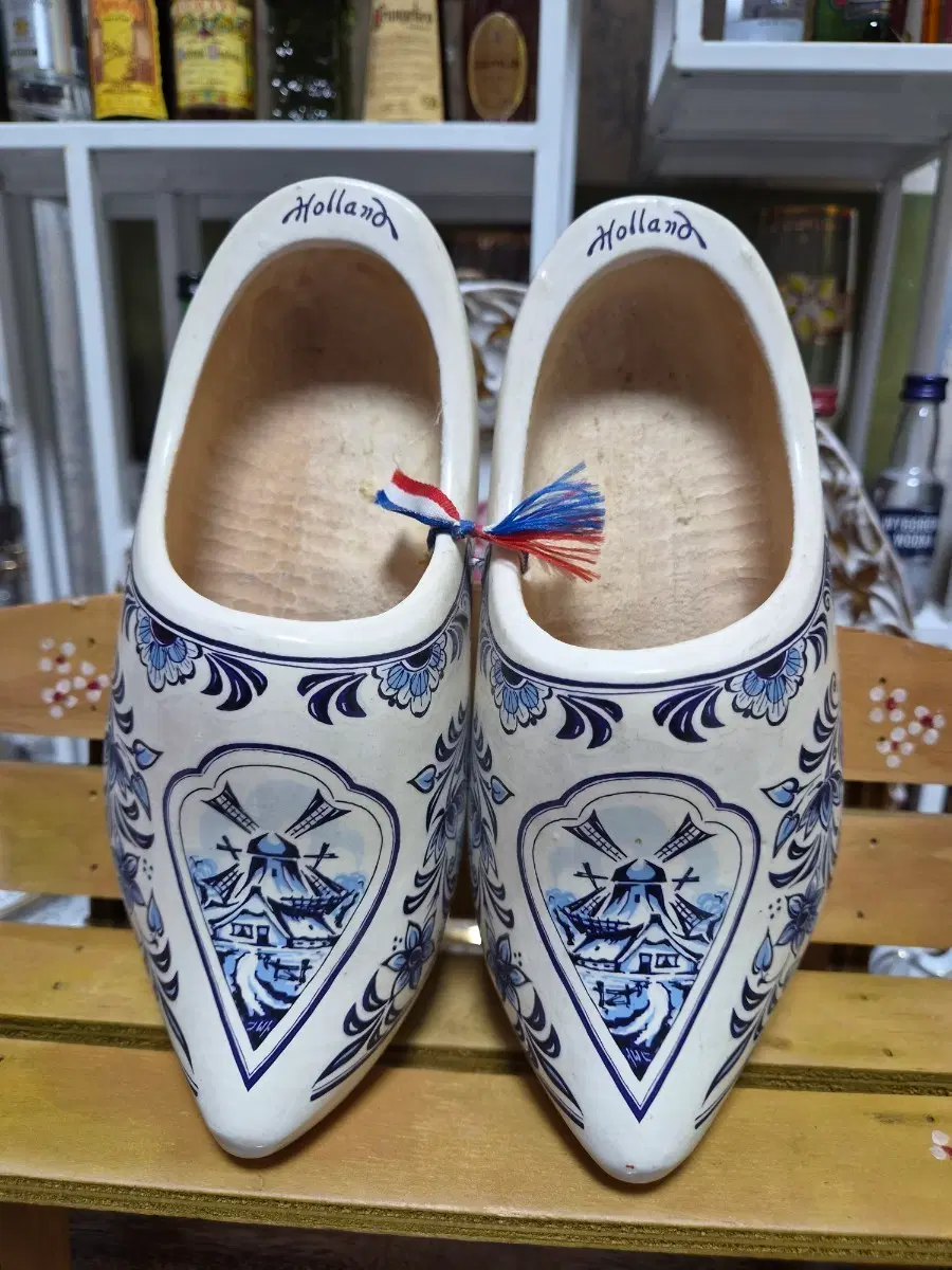 네덜란드 목제 나막신 클로그 장식품