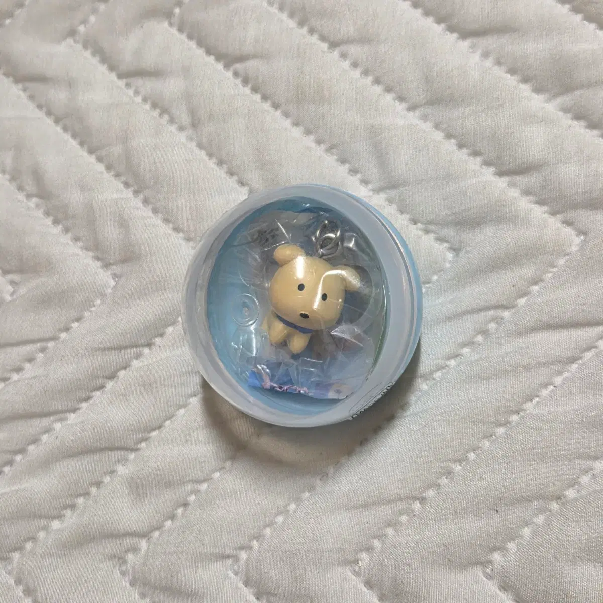 산책 깜자 강아지 메지루시 가챠 피규어 키링