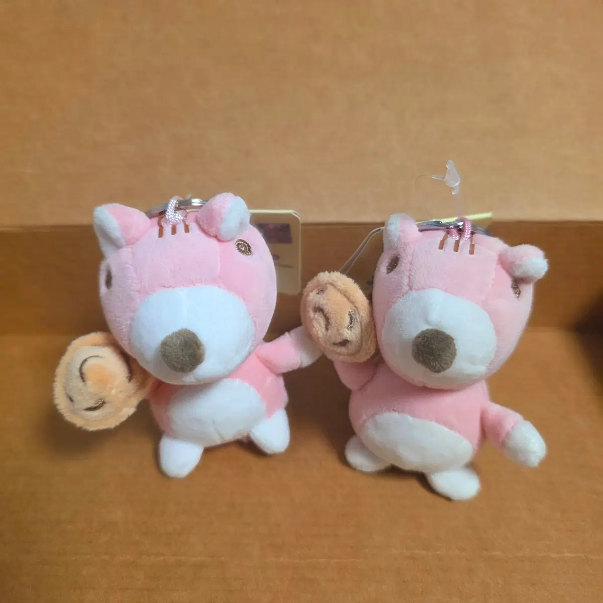 보노보노 포로리 2개 인형 키링 새상품