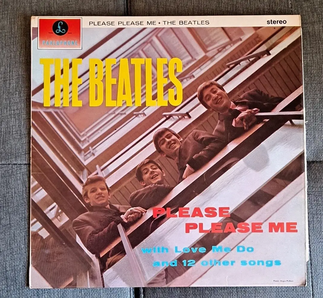 비틀즈 please please me stereo lp