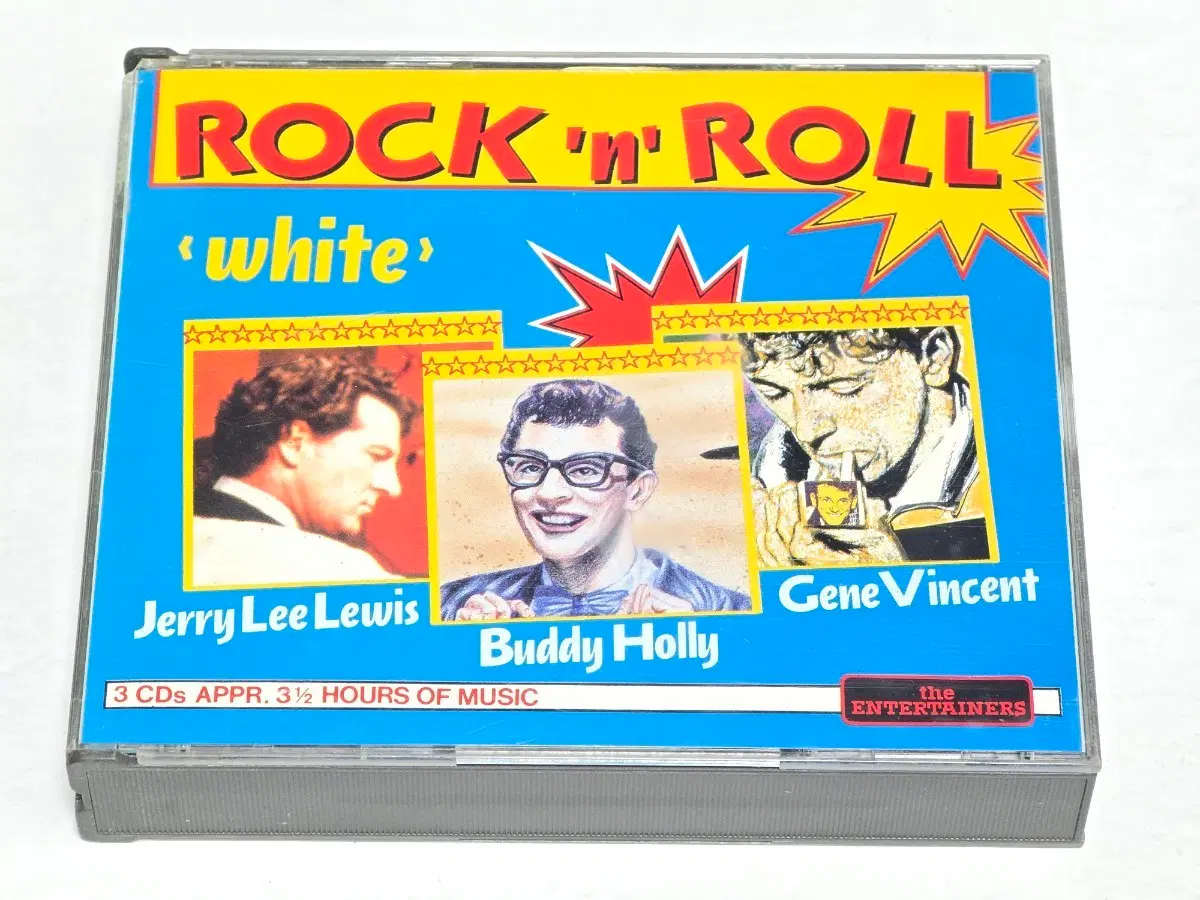 [수입/3CD] Rock 'n' Roll 'white' - Jerry Lee Lewis / Gene Vincent / Buddy Holly