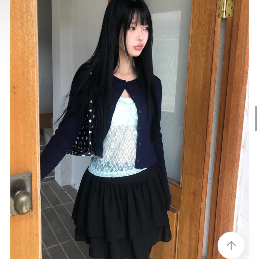 레이어드 민트 레이스 나시 (교신X)