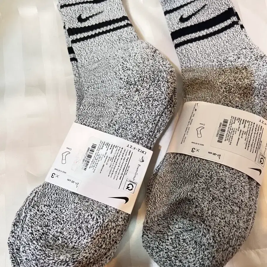 (새상품) 나이키 DRI-FIT 양말 27-30cm 3켤레 2세트 개별가격