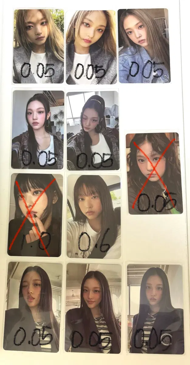 뉴진스 해린 다니엘 혜인 포카 판매
