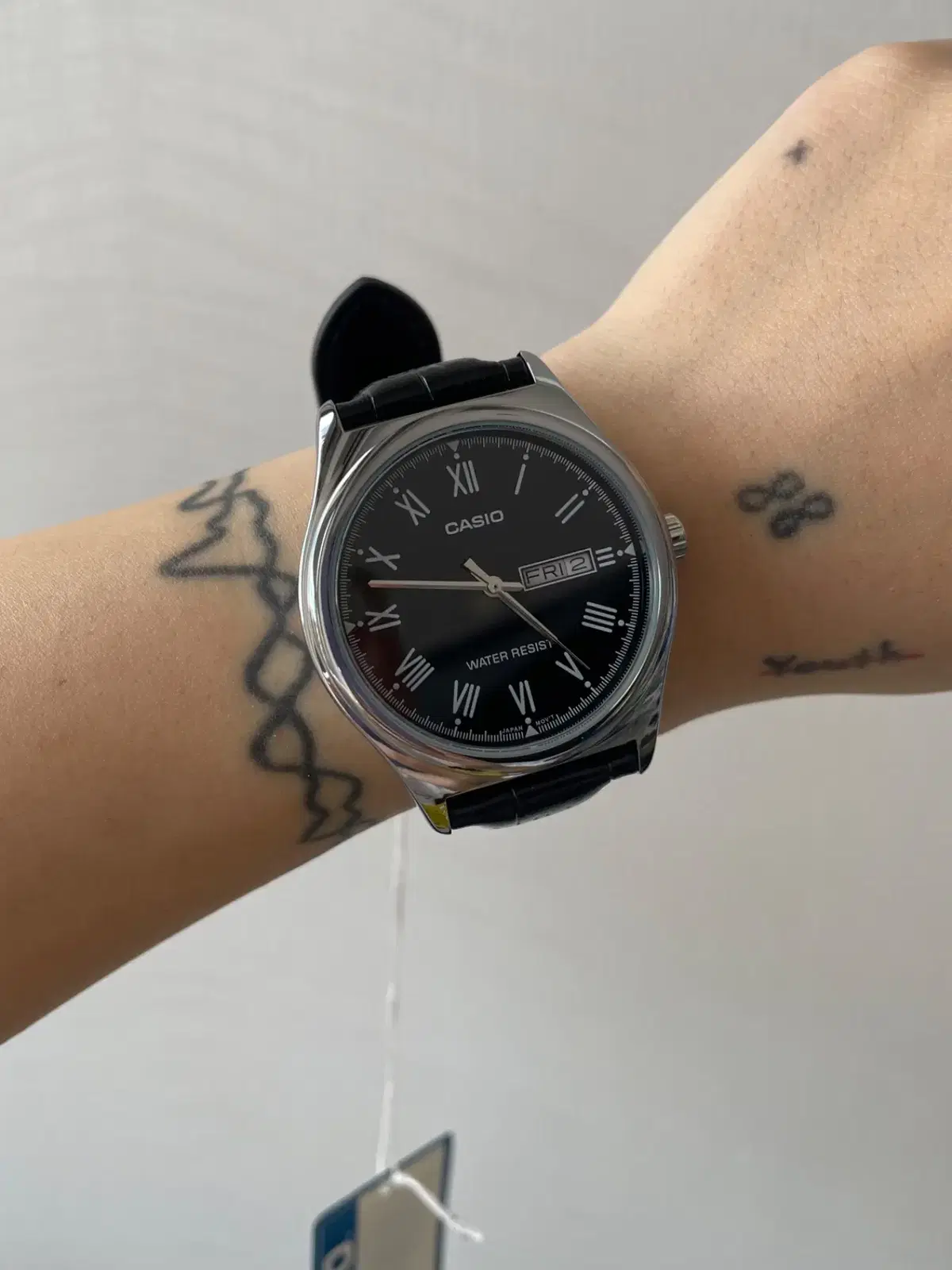 Casio 카시오 leather watch MTP-V006L-1BUDF