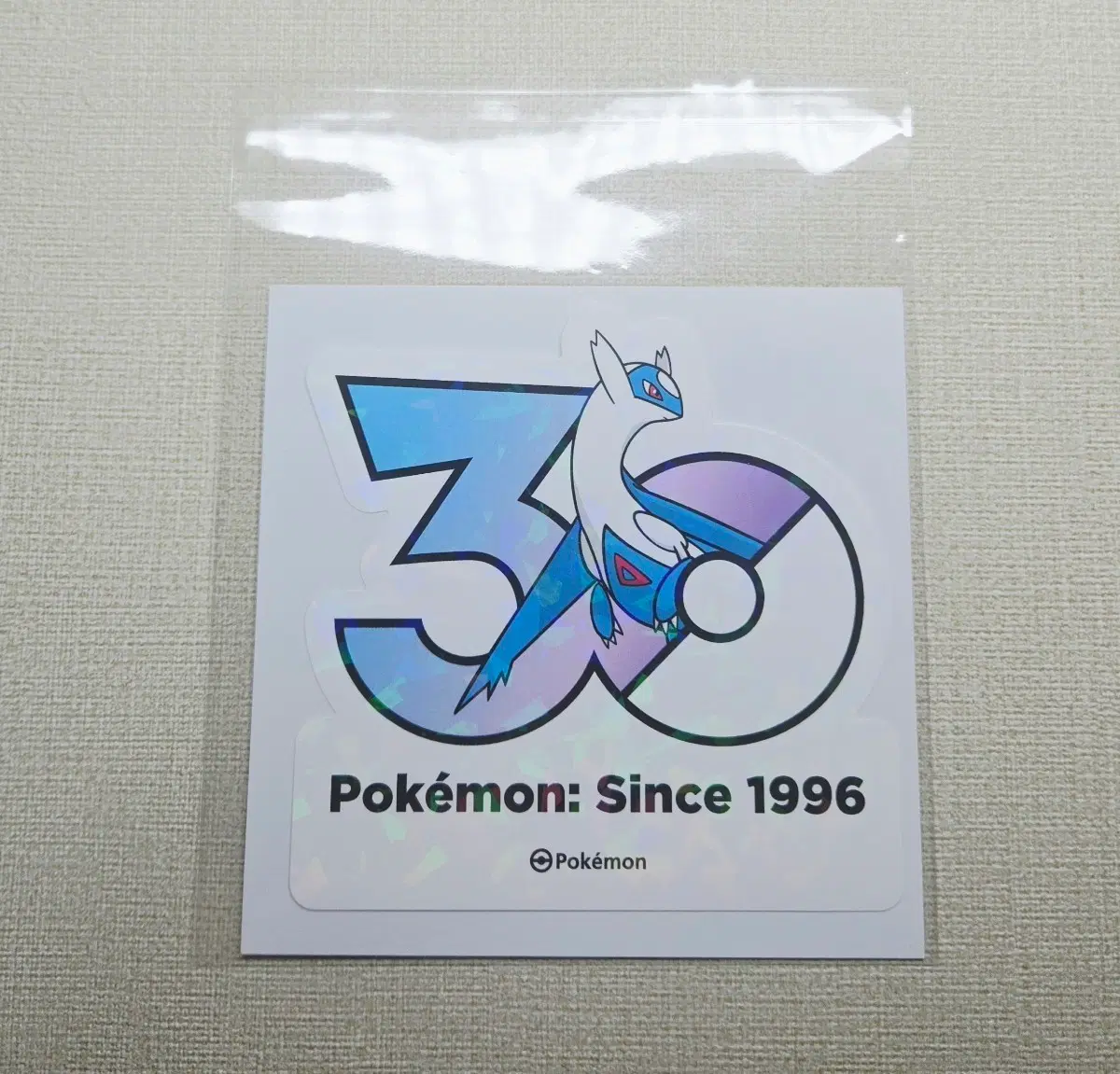 포켓몬 라티오스 30주년 로고스티커+5장