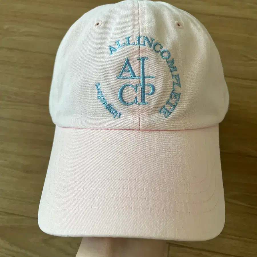 올인컴플리트 볼캡 모자 체리블로썸 라이트핑크 연핑크