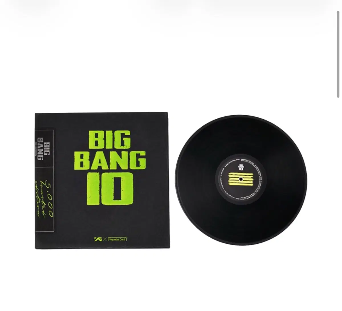 빅뱅 BIGBANG 10 LP 한정판 구함