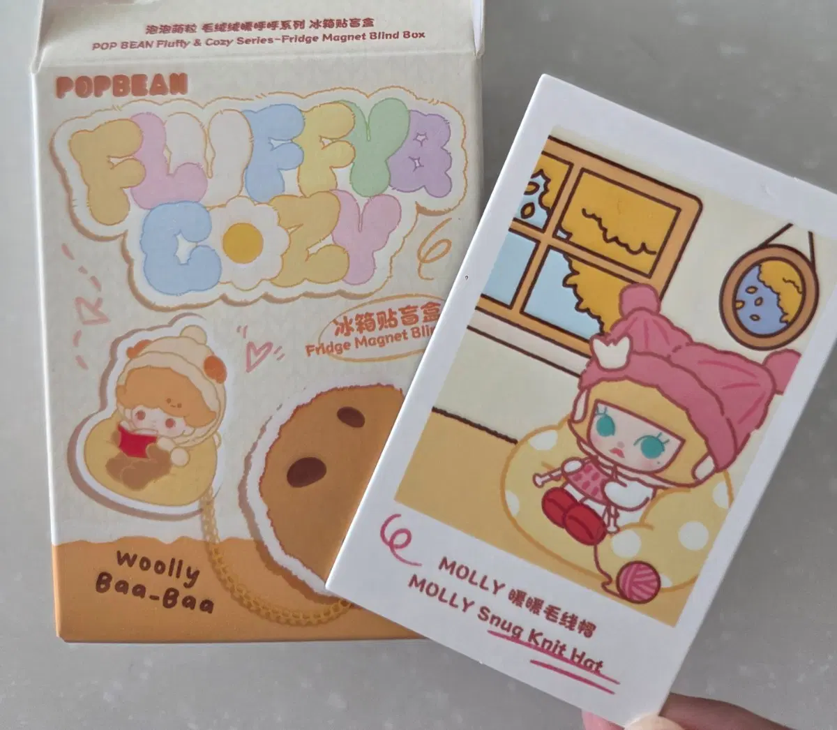 팝마트 팝빈 플러피&코지 마그넷 몰리 판매