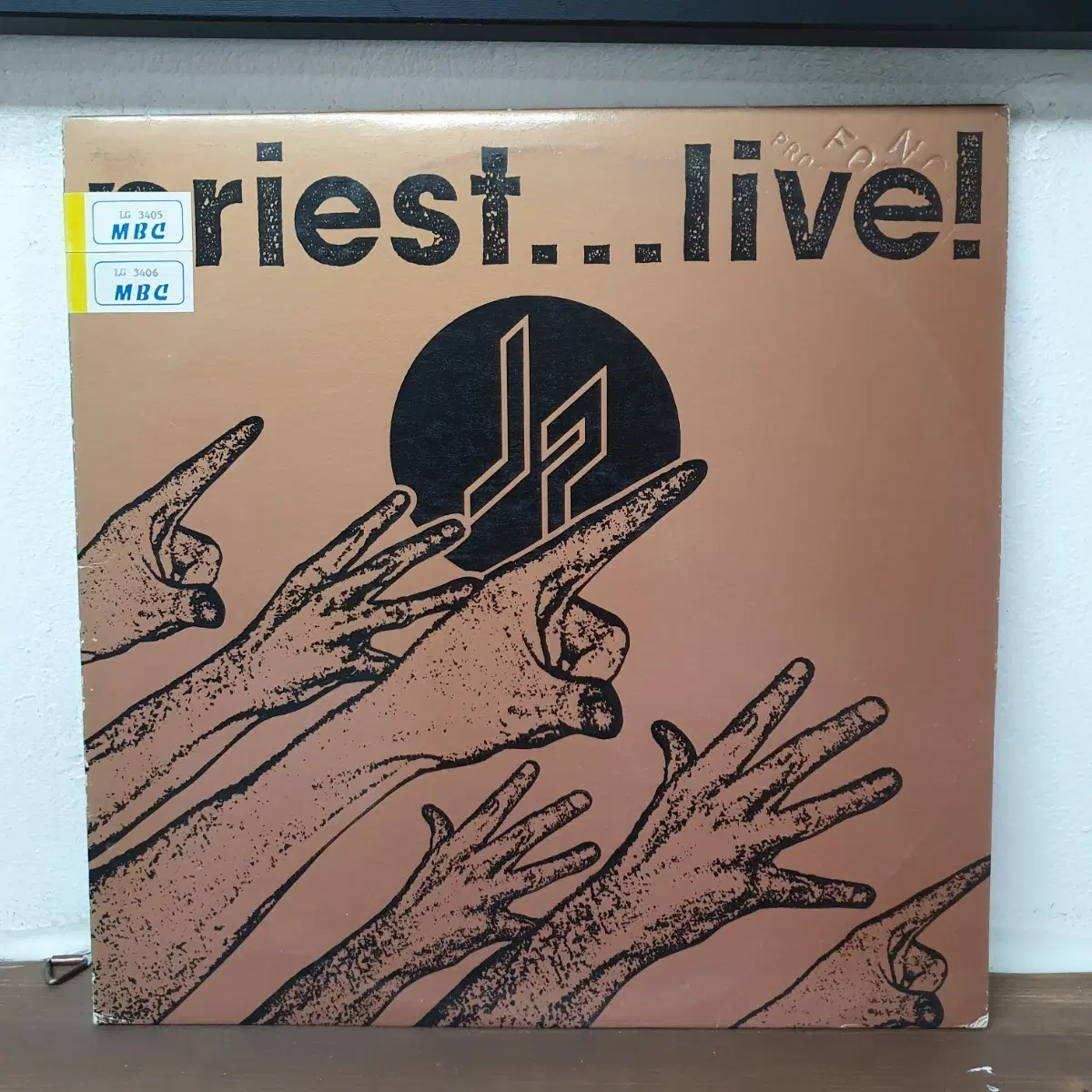 주다스프리스트 LIVE 2 LP 1987 지구레코드