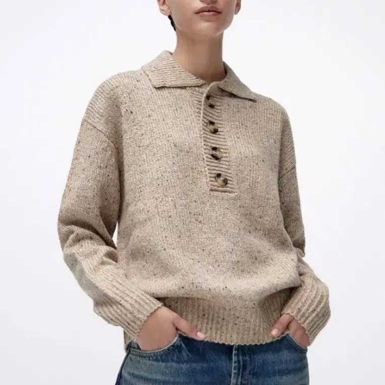 M) ZARA 자라 보카시 루즈핏 스웨터 니트