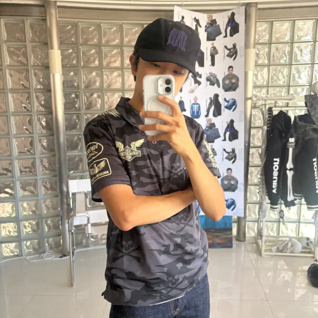 Vanson, Vanson leather 밴슨 camo tee ABV-2005