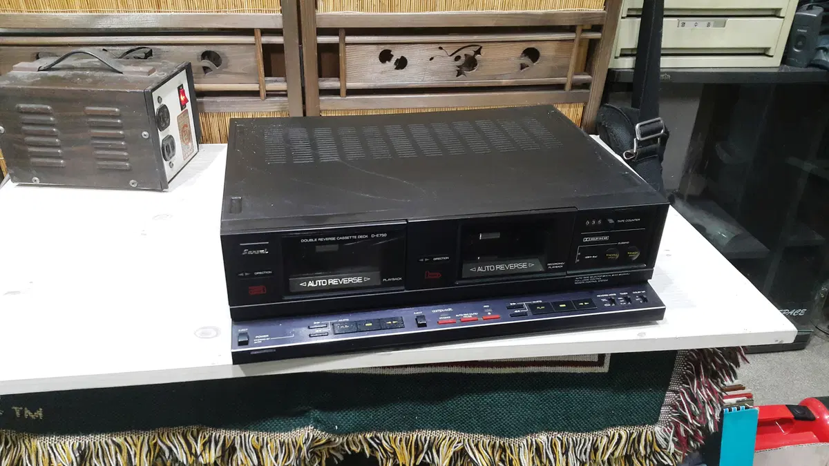 중고 산수이 D-E750 더블 데크