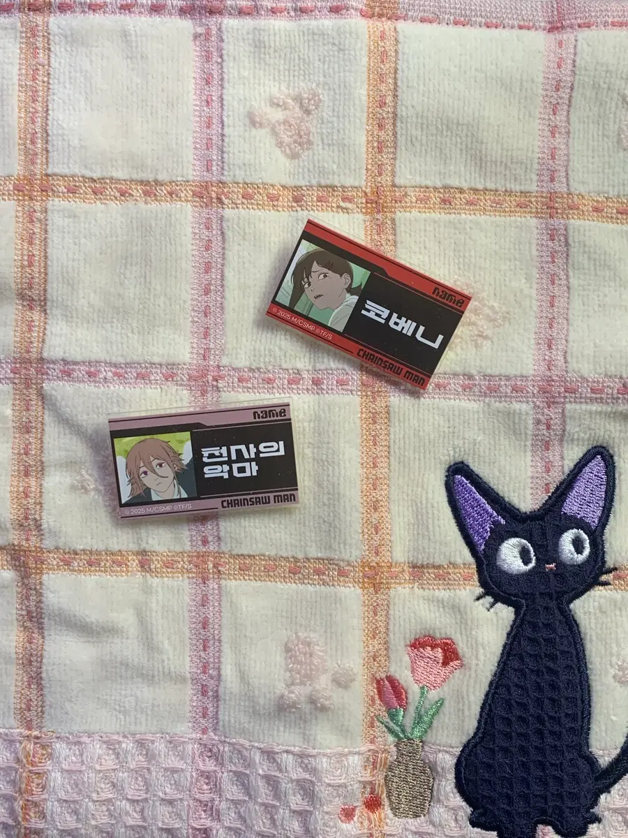 체인소맨 명찰 뱃지 일괄 판매합니다.