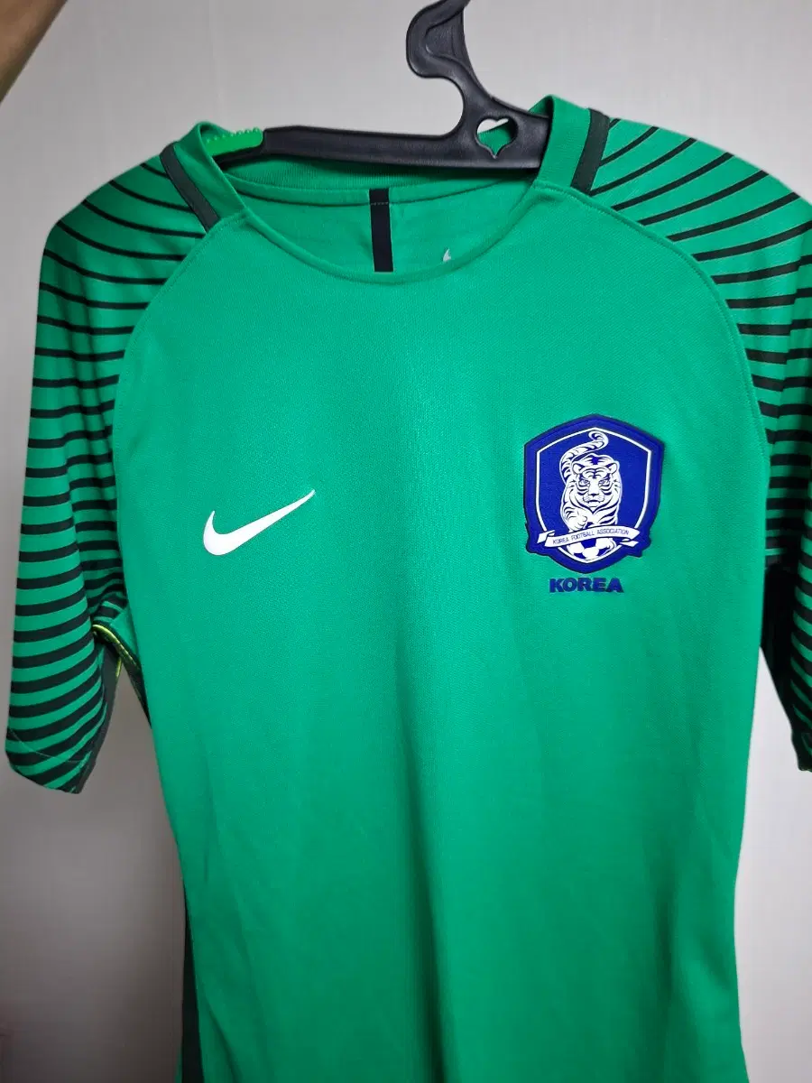 [정품/100] 나이키 대한민국 축구 국가대표 2016 GK 그린 유니폼 (L)