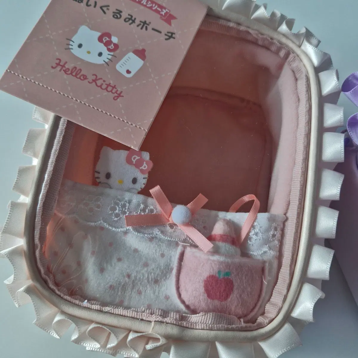 산리오 키티 PVC 이타백 핑크