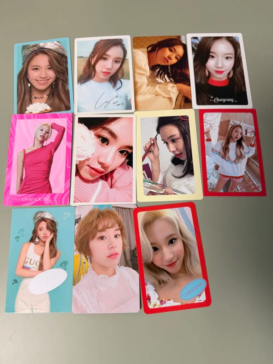 트와이스 채영 포토카드 포카 일괄판매