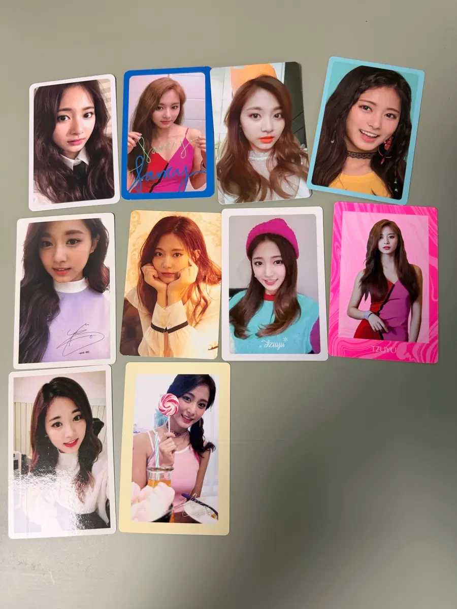 트와이스 쯔위 포토카드 포카 일괄판매
