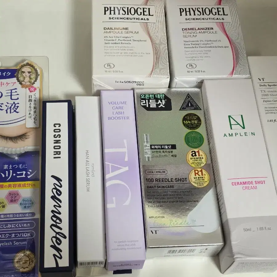 미개봉) 기초 스킨 토너 로션 세럼 앰플 에센스 비타민 속눈썹영양제 스킨케어 화장품 모음