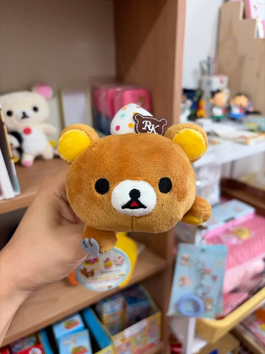 고전 리락쿠마 디저트 인형(포크 포인트) (택o)