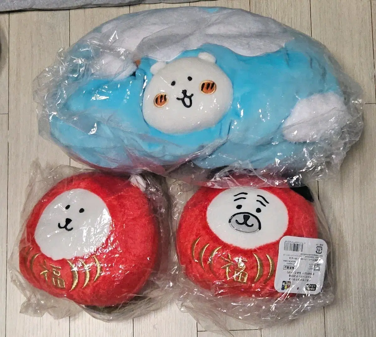 일괄) 농담곰 해피백 달마 다루마 퍼그상 누이 인형 티슈케이스 굿즈 한정 나가노