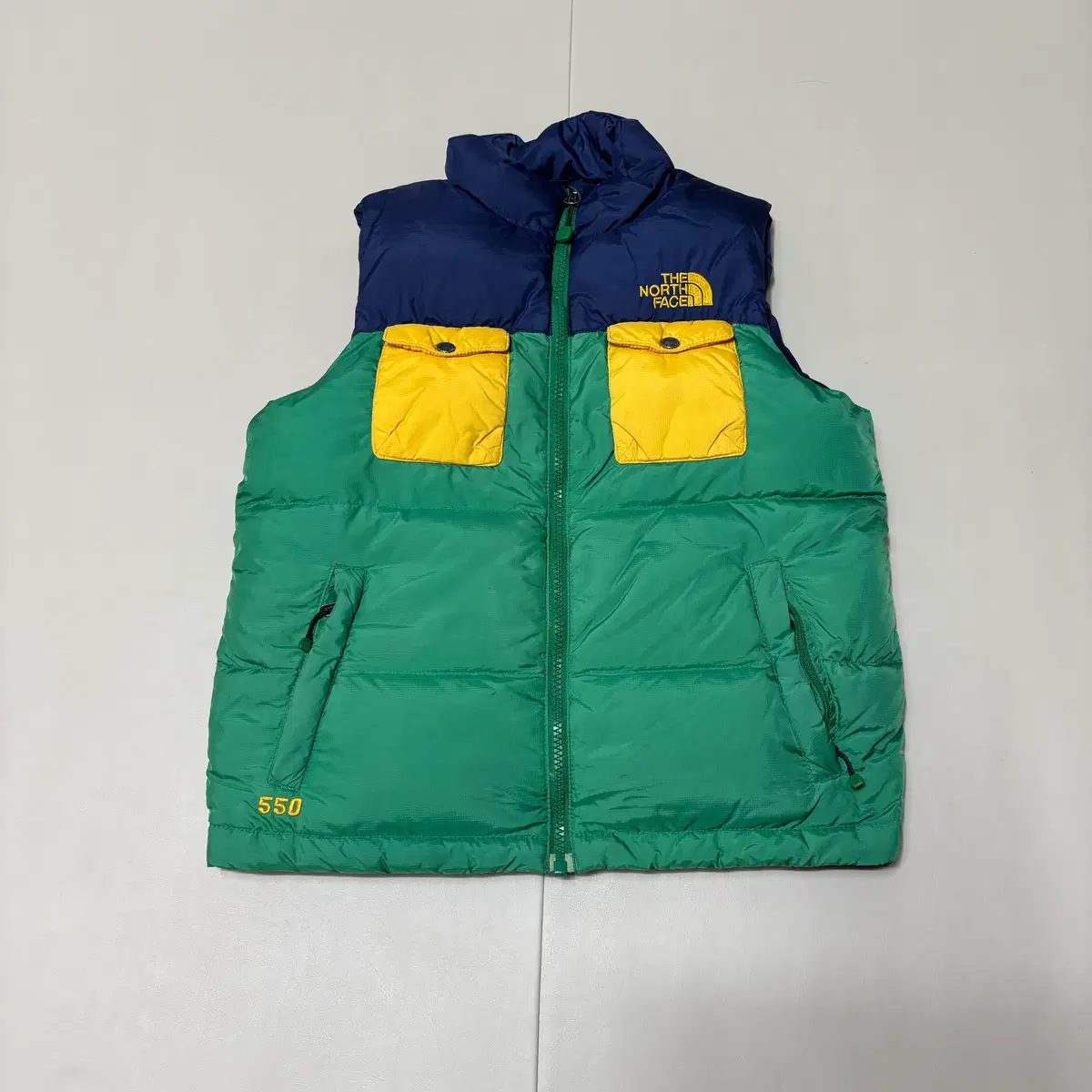 노스페이스 키즈 550 패딩 조끼 130