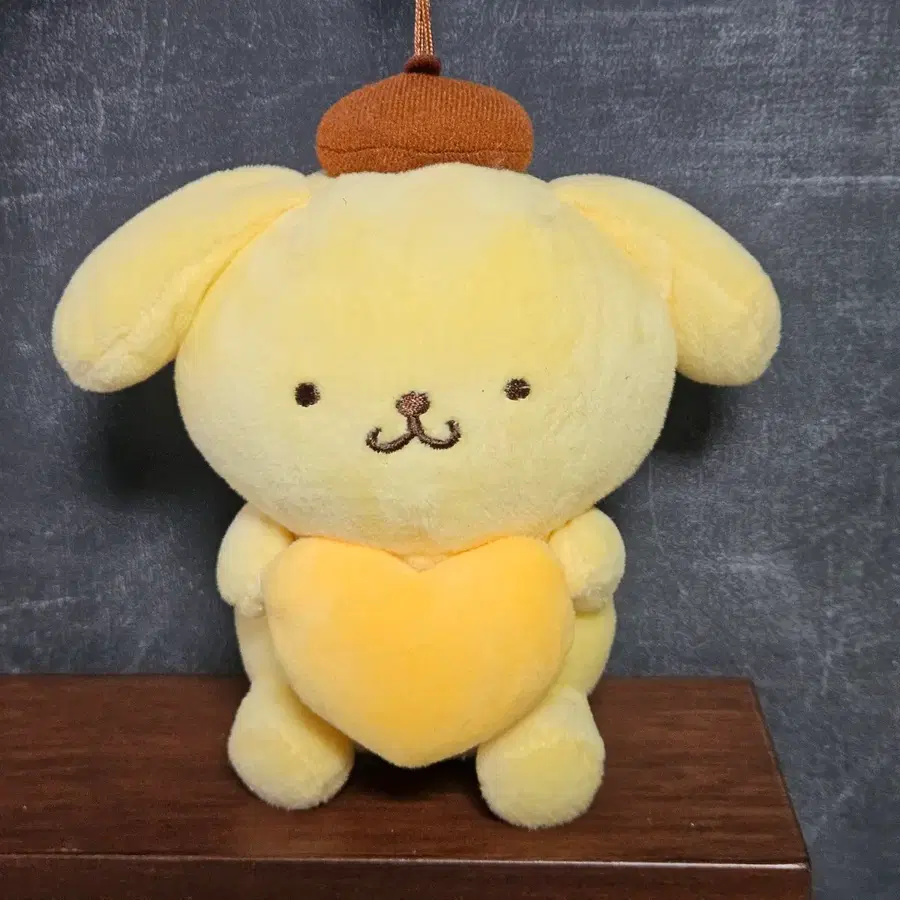 [새상품] 산리오 폼폼푸린 하트 인형 키링 키체인