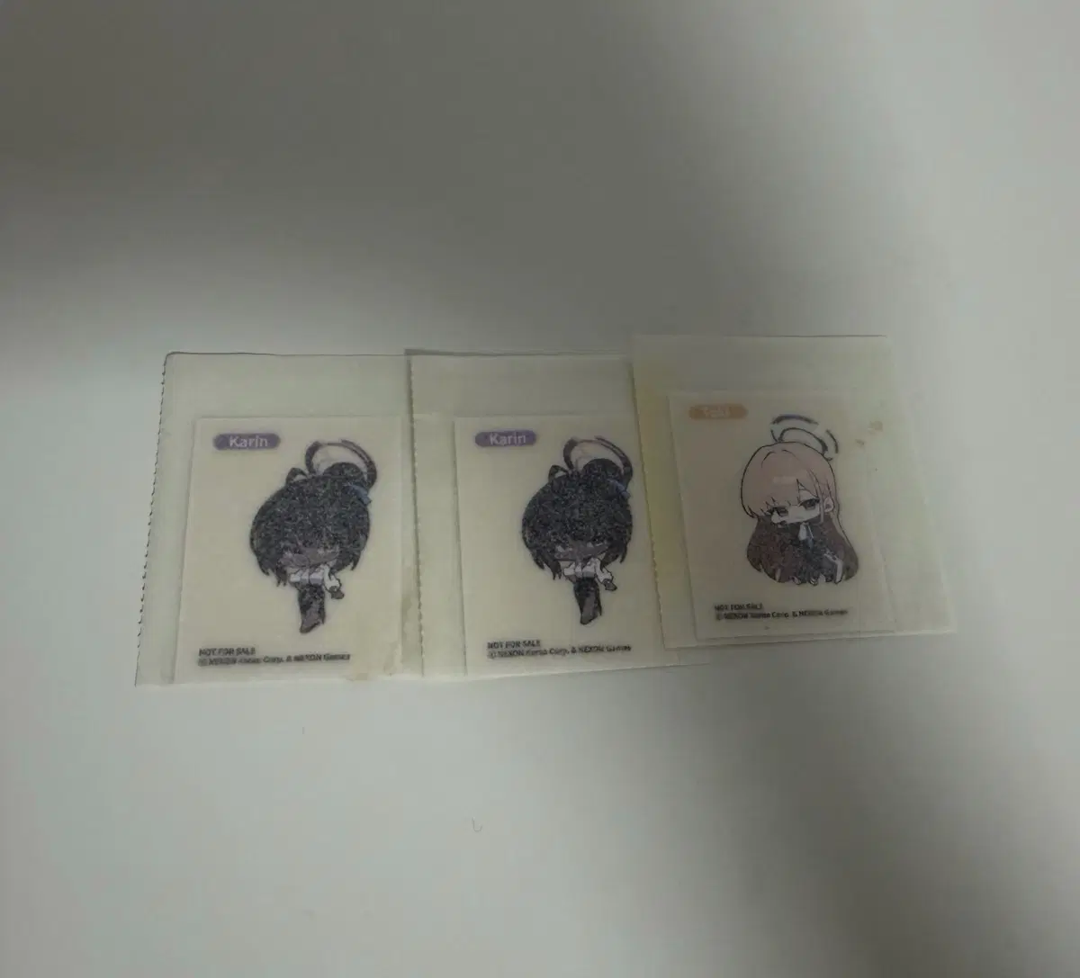 블루 아카이브 애니메이트 콜라보 띠부씰 개별 카린 토키