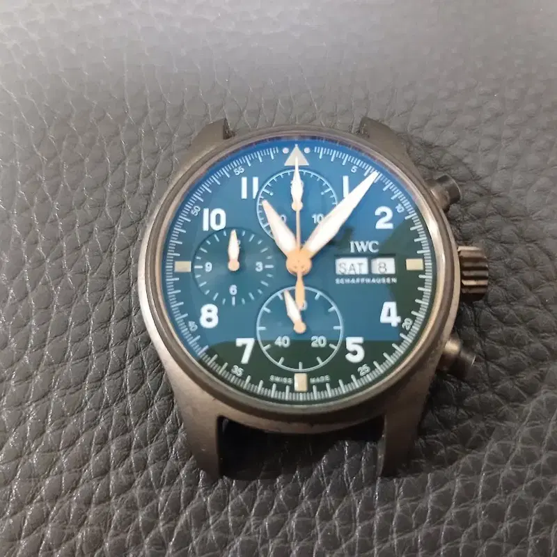 IWC 파일럿 워치 크로노그래프 스핏파이어 오토매틱 시계
