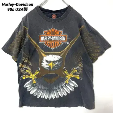 N-5305 90s Harley-Davidson 이글T셔츠 독수리 L