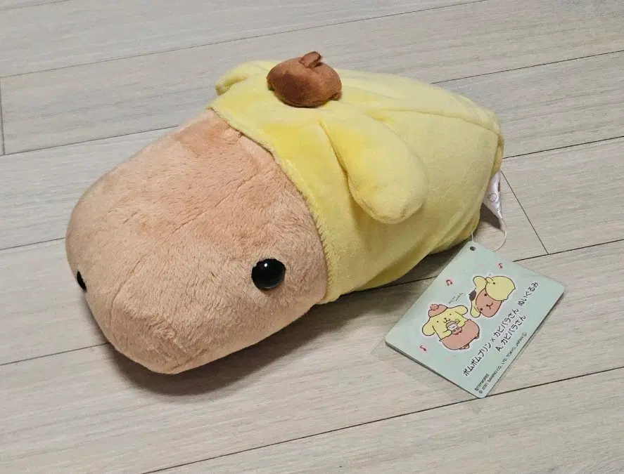 폼폼푸린 x 카피바라상 콜라보 굿즈 인형 누이 산리오 폼푸