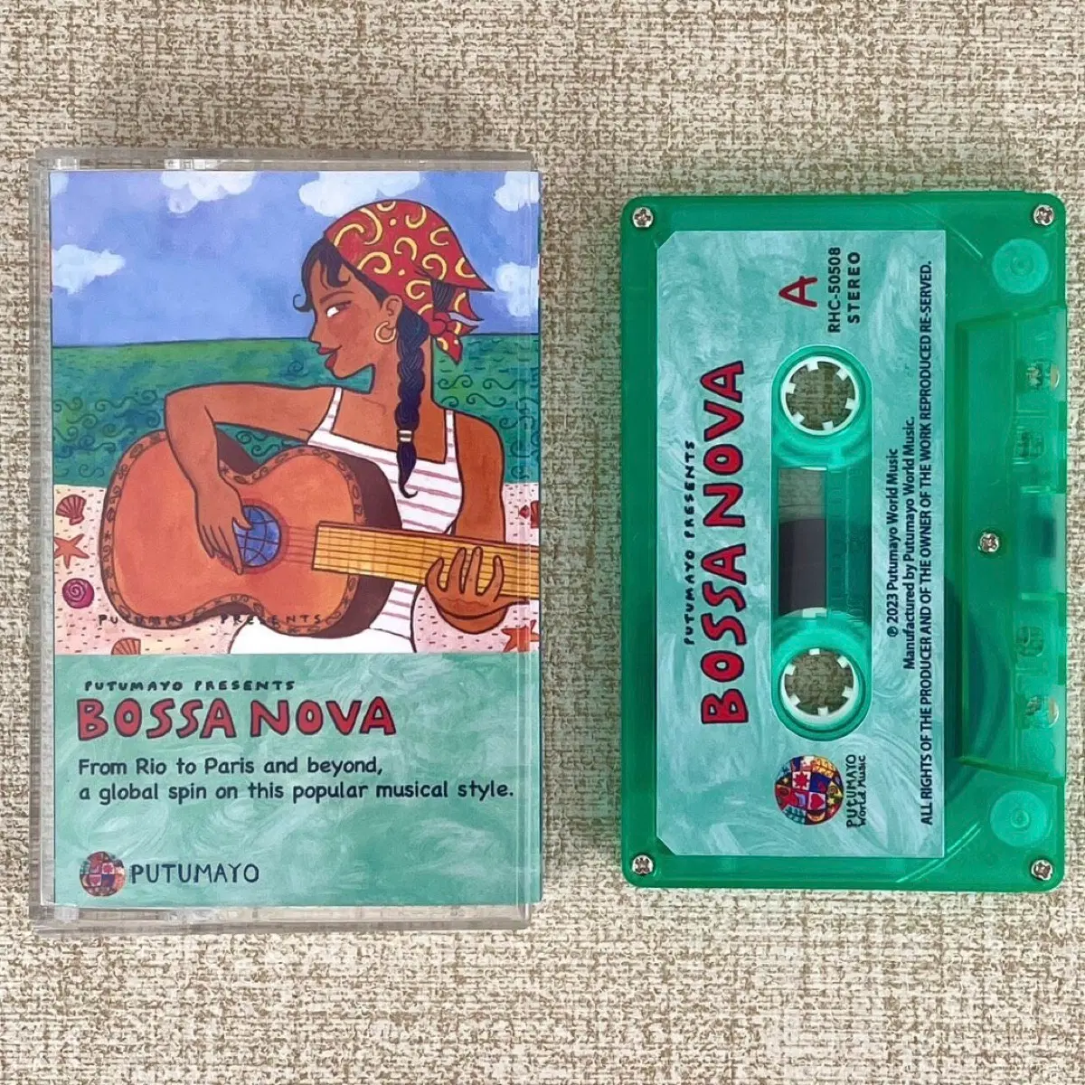 레이블 푸투마요 라틴 보사노바 PRESENTS BOSSA NOVA Around The World 카세트 테이프