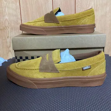 오늘만 가격 인하 VANS 슬립온 로퍼 스웨이드 머스타드